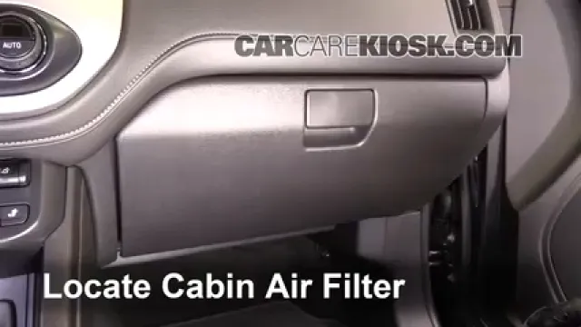 2016 GMC Canyon SLT 3.6L V6 Crew Cab Pickup Air Filter (Cabin) Replace